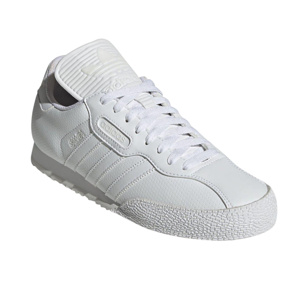 Adidas (7 Uk, White) Mens Samba Leather Trainers