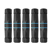 5 stuks RJ45-connectoren IP68 waterdicht afgeschermd Cat6 Ethernet LAN-kabelconnector