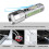 White Mini Transparent Flashlight with Pen Clip Magnet 30W 3