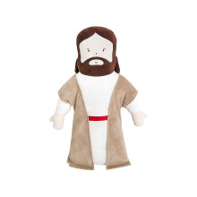 Peluche Jésus de 50 cm, douce et moelleuse, accessoire photo pour enfants, coussin câlin, cadeau chrétien
