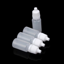 50 flacons compte-gouttes vides de 10 ml en plastique souple pour solution oculaire