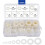 520 Pcs Nylon Washers, Flat Round Plastic Spacers Washers, Assorted 1