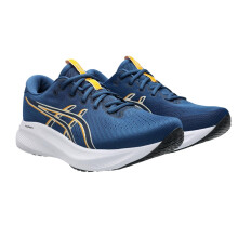 (9.5 UK, Blue/Dust) Asics Mens Cushioned Trainers