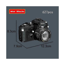 Mini Blocks Digitale Retro Filmcamera Vintage Bouwstenen Modelbouwset Kinderen Jongens Ideeën MOC Set