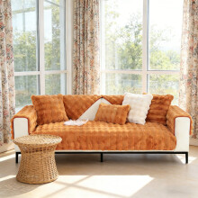 Sofa Cushion Polyester Orange 47.24 x 27.56 in