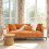 Sofa Cushion Polyester Orange 47.24 x 27.56 in 1