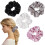 Extra-Large Satin Silk Scrunchies for Thick Hair 4 Pack 1