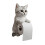 3D Cat Toilet Paper Holder Wall Mount for Bathroom Kitchen 1