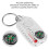 Compass Thermometer Keychain Pocket-Sized 6