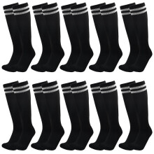 Kids Soccer Socks Stretchy Knee-High Tube Socks 10 Pairs