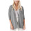 Women's Open Front Cable Knit Cardigan Sweater 3/4 Sleeve 1