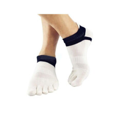 Dragonus Men's Five-Toe Cotton Socks 12 Pairs