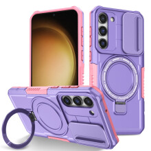 Purple Shockproof Case for Samsung Galaxy S23 Plus 6.6 inch