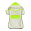 Dog Raincoat Transparent Hood Reflective Trim Adjustable 1