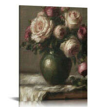 Flower Wall Art Vintage Botanical Print 16x20 in