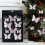 Christmas Ornaments Glitter Hollow Design 10 Pack Pink 1