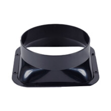 ABS Wall Flange Connector for Ventilation Pipe 100-200 mm