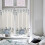 Thanksgiving Kitchen Curtains Blue White Pumpkin Eucalyptus 4