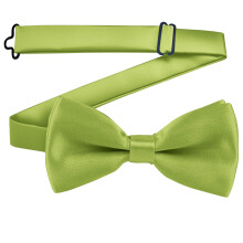 Solid Color Adjustable Bow Tie for Kids and Boys Green