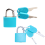 Metal Padlock 42mm Heavy Duty with Key 2 Pack 1