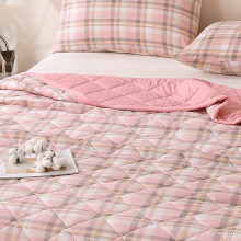Washed Cotton Summer Quilt Lightweight Cooling 3-Season