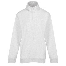 (16 UK, Ice Marl Marl) Slazenger Womens/Ladies Quarter Zip Oversized Sweatshirt