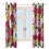 Floral Flower Curtains Eco-Friendly 2 Panel Set 3