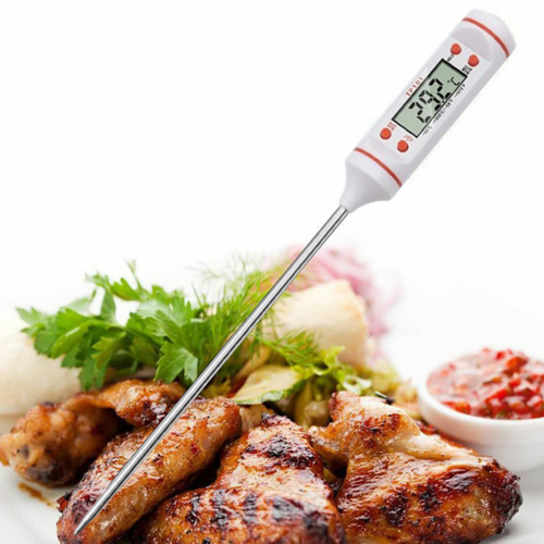 Digital Meat Thermometer Waterproof Long Probe LCD