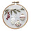 Christmas Embroidery Kit Holly Bauble Beginner Starter Set 1