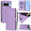 Purple PU Leather Wallet Case for Google Pixel 8 Pro with 1