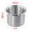 Stainless Steel Recessed Cup Holder 80mm 4