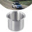 Stainless Steel Recessed Cup Holder 80mm 8