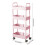 4-Tier Rolling Utility Cart Heavy Duty Metal Frame 3