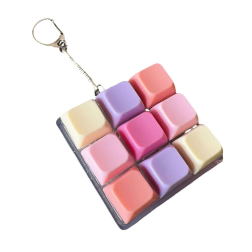 Fidget Keyboard Keychain Toy for Kids and Adults 1