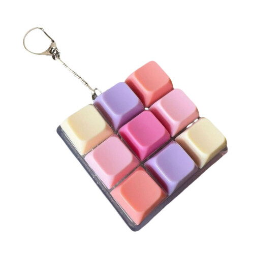 Fidget Keyboard Keychain Toy for Kids and Adults 2