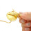 Baby Pacifier with Rhinestone Gold Clip and Personalized 2