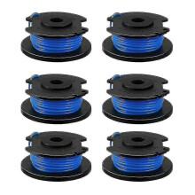 (As show, One size) Lot de 6 bobines de rechange pour débroussailleuse sans fil Ryobi One+ AC14RL3A