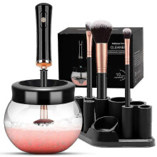 (As show, White) Nettoyeur et séchoir pour pinceaux de maquillage, machine de nettoyage de pinceaux de maquillage avec