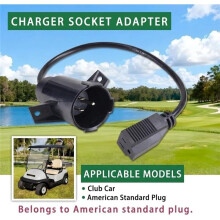 Charging Port Adapter Plug for Club Car Precedent Electric Cart Replacement Parts Cart Charging Port