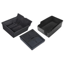(As show, One size) Ensemble de 3 plateaux organisateurs pour console centrale compatibles avec Tesla Model 3/Y 2021, comprenant