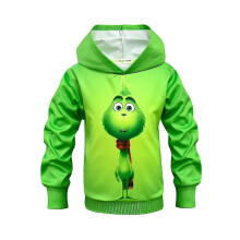 (6-7 Years) Lasten poikien Grinch-huppari jouluaiheinen pusero ja collegepaita