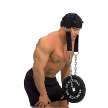 (As show, One size) Harnais de tête avec sangle de renforcement musculaire et chaîne, ceinture d'entraînement de force pour
