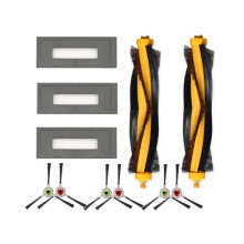 (As show, One size) Filtre HEPA, brosse principale, brosse latérale compatibles avec l'aspirateur robot Deebot Ozmo 930