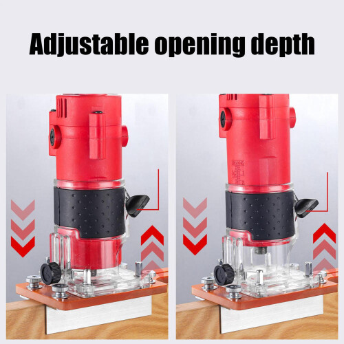 Ergonomic Adjustable Router Jig with Round Corner Templates 2