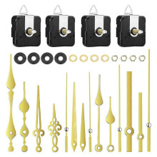 (As show, One size) Kit de mouvement, remplacement de mouvement à quartz, mouvement à quartz silencieux, 4 types d'axes,