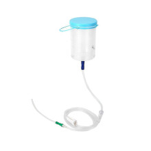(As show, One size) Dispositif de lavement à 10 tubes, avec poche à lavement, pour l'hygiène intestinale.