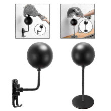 (As show, One size) Support mural pour casque en aluminium spatial, porte-chapeau et crochet.