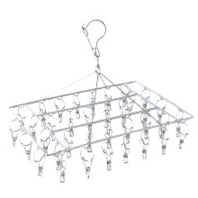 (As show, One size) Pinces à linge suspendues en acier inoxydable (36 pinces)