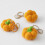 Small Pumpkin Car Keychain Plush Pendant 6