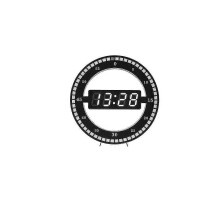 (As show, One size) Relojes de pared para sala de estar: 5 relojes de pared creativos con segundos saltantes